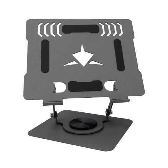 Stalak za laptop WHITE SHARK GCP-5 ICE ARROW, do 14", sivi