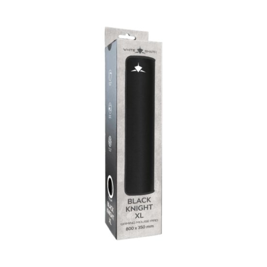 Podloga za miš White Shark GMP-2501 BLACK KNIGHT XL 80x35cm