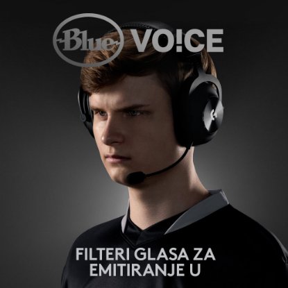 RABLJENI - Slušalice LOGITECH Gaming G PRO X, 7.1, crne