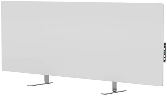 Aeno AGH0003S Premium Eco Smart Heater, 700W, Tempered glass, Infrared+convection heating type, Led display Plug type Europe (E/F type), WHITEManufacturer