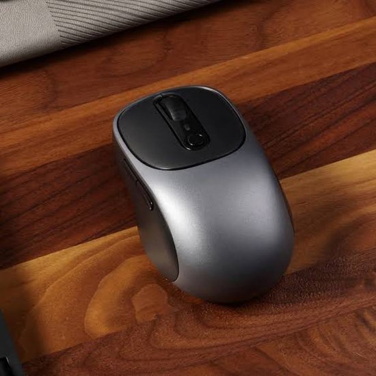 Miš KEYCHRON BM24, 2400 DPI, bežični, USB-C, sivi