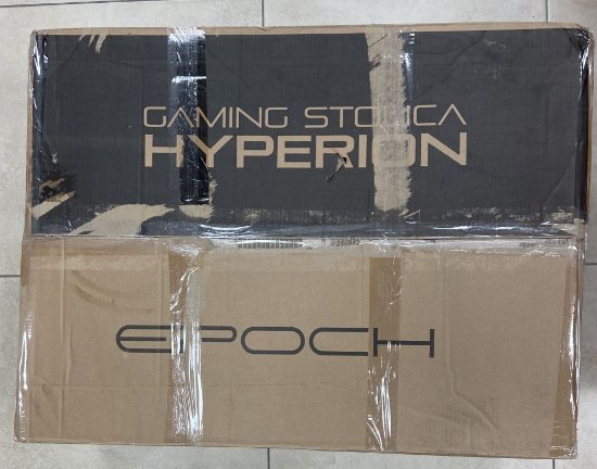 RABLJENI - Gaming stolica EPOCH Hyperion, crna, sa sustavom za hlađenje