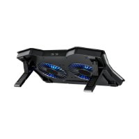 Stalak za laptop WHITE SHARK GCP-4 ICE GUARD, 2 ventilatora, crni