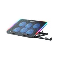 Stalak za laptop WHITE SHARK GCP-96 ICE BLADE, do 15,6", 6 ventilatora, crni