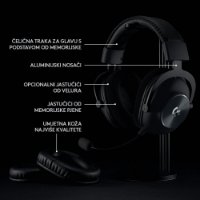 RABLJENI - Slušalice LOGITECH Gaming G PRO X, 7.1, crne
