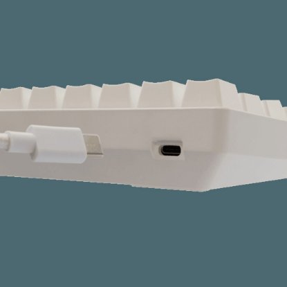 Tipkovnica WHITE SHARK GK-004232 Shinobi-2, RGB, mehanička, smeđi switch, HR, bijela