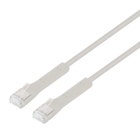 Kabel INTELLINET patch Cat6a, F/FTP, sivi, 2m