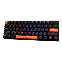 Tipkovnica BARACUDA BGK-03121 Dolphin, RGB, crveni switch, mehanička, US layout, USB, crna