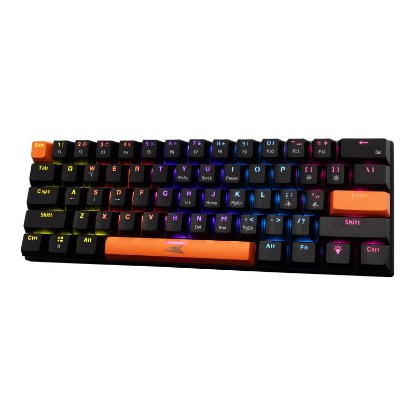 Tipkovnica BARACUDA BGK-03121 Dolphin, RGB, crveni switch, mehanička, US layout, USB, crna