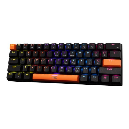 Tipkovnica BARACUDA BGK-03121 Dolphin, RGB, crveni switch, mehanička, US layout, USB, crna