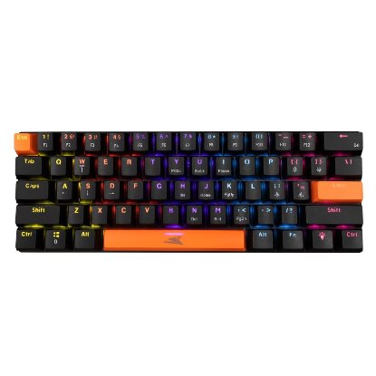Tipkovnica BARACUDA BGK-03121 Dolphin, RGB, crveni switch, mehanička, US layout, USB, crna