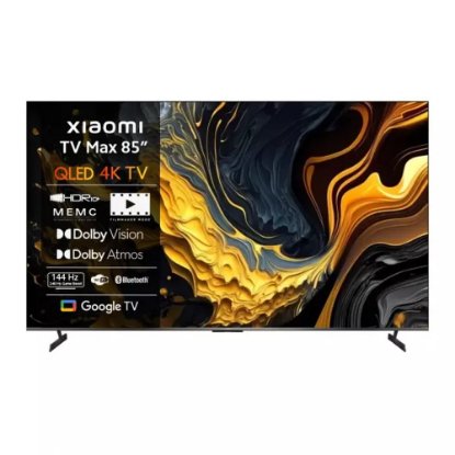 QLED TV 85" XIAOMI Max 85, Google TV, 4K UHD, USB, LAN, Wi-Fi, BT, crni, energetski razred G