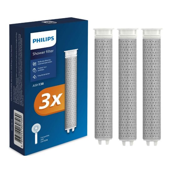 Filter za vodu PHILIPS ASH138/10, za tuš Philips ASH1516CH, 3 komada