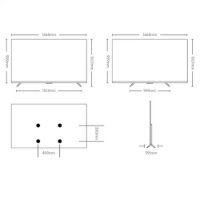 QLED TV 75" XIAOMI A Pro 75, Smart TV, 4K UHD, USB, LAN, Wi-Fi, BT, sivi - energetski razred F