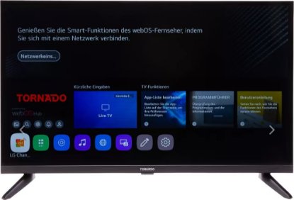 QLED TV 55” TORNADO, 4K UHD, WEBOS, WIFI, energetski razred G, crni