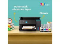 Multifunkcijski printer EPSON EcoTank L4360, printer/scanner/copy, 4800 x 1200, USB, WiFi, crni