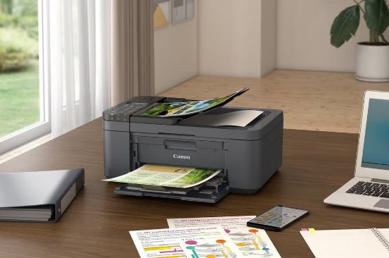 Multifunkcijski printer CANON Pixma TR4755I, printer/scanner/copy/fax, 4800dpi, USB, Wi-Fi, crni