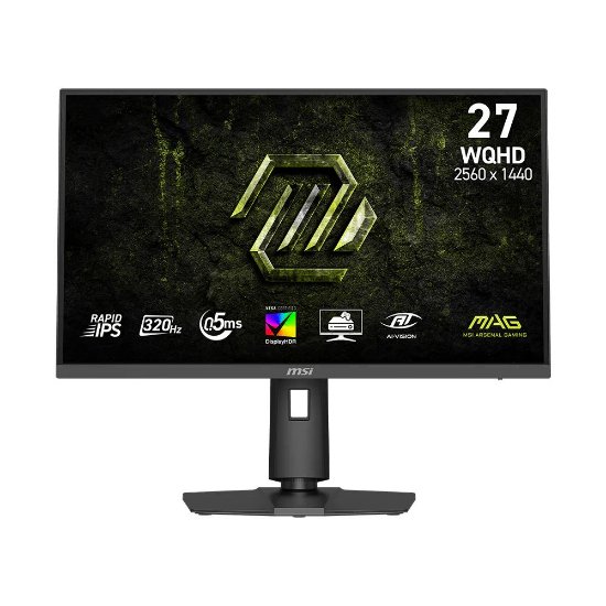 Monitor 27" MSI MAG 274QPF X32, WQHD, IPS, 320 Hz, 1 ms, 300cd/m2, crni