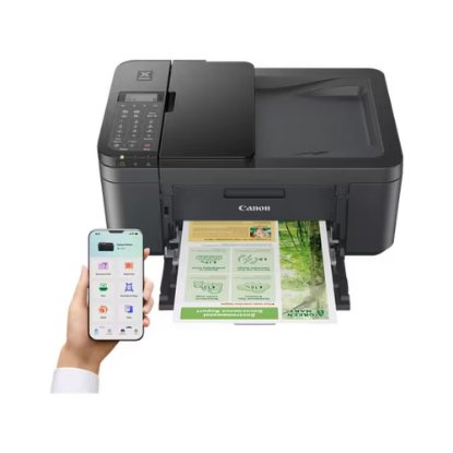 Multifunkcijski printer CANON Pixma TR4755I, printer/scanner/copy/fax, 4800dpi, USB, Wi-Fi, crni