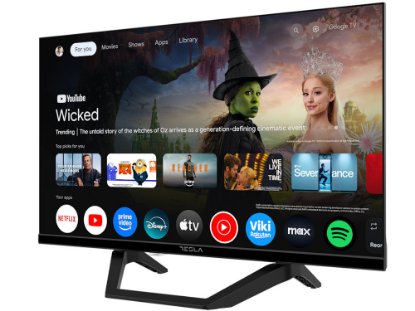 Pametni televizor TESLA 24E655BHS 24 inch (60 cm), HD Ready 1366 x 768, LED DLED HDR10, Google TV, 2x5W audio, 3x HDMI, 2x USB, 60Hz, DVB-T2/C/S2, VESA 100x100, CI slot