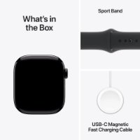 IZLOŽBENI - Pametni sat APPLE Watch S10 GPS, 46mm Jet Black Alu Case with Black Sport Band - M/L