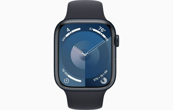 IZLOŽBENI - Pametni sat APPLE Watch S9 GPS, 45mm Midnight Alu Case w Midnight Sport Band - S/M