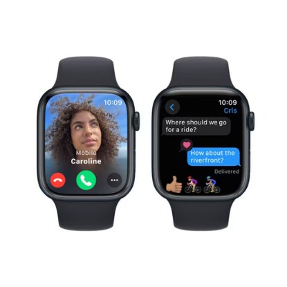 IZLOŽBENI - Pametni sat APPLE Watch S9 GPS, 45mm Midnight Alu Case w Midnight Sport Band - S/M