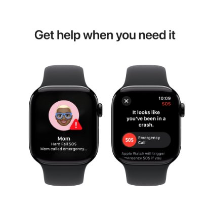 IZLOŽBENI - Pametni sat APPLE Watch S10 GPS, 46mm Jet Black Alu Case with Black Sport Band - M/L