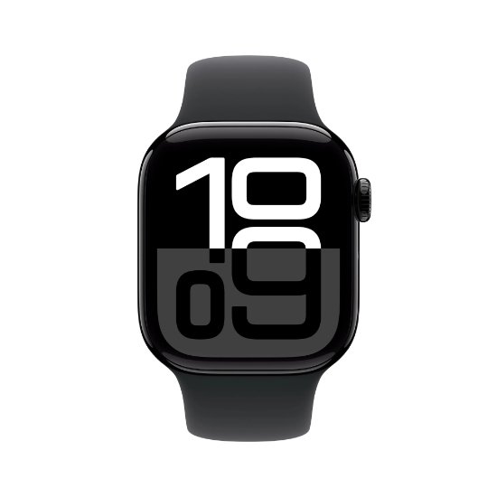 IZLOŽBENI - Pametni sat APPLE Watch S10 GPS, 46mm Jet Black Alu Case with Black Sport Band - M/L