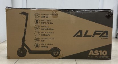 RABLJENI - Električni romobil ALFA E-POWER AS10, autonomija do 20km, brzina 25km/h, kotači 8,5˝, crni