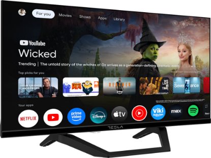Pametni televizor TESLA 24E655BHS 24 inch (60 cm), HD Ready 1366 x 768, LED DLED HDR10, Google TV, 2x5W audio, 3x HDMI, 2x USB, 60Hz, DVB-T2/C/S2, VESA 100x100, CI slot