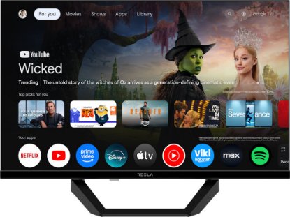 Pametni televizor TESLA 24E655BHS 24 inch (60 cm), HD Ready 1366 x 768, LED DLED HDR10, Google TV, 2x5W audio, 3x HDMI, 2x USB, 60Hz, DVB-T2/C/S2, VESA 100x100, CI slot