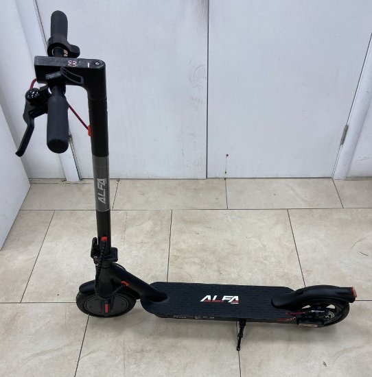 RABLJENI - Električni romobil ALFA E-POWER AS10, autonomija do 20km, brzina 25km/h, kotači 8,5˝, crni