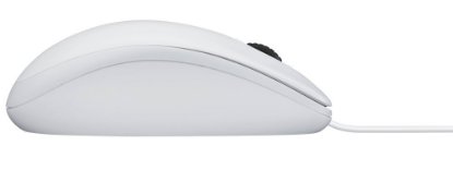 Miš LOGITECH B100, OEM, optički, bijeli, USB
