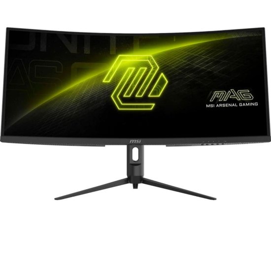 Gaming monitor 34" MSI MAG 342CQR E2 , UWQHD, VA, 180Hz, 1ms,  300cd/m2, zakrivljeni, FreeSync, crni