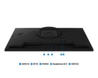 Gaming monitor 25" SAMSUNG G40H Odyssey LS25HG402EUXEN, FHD, IPS, 300Hz, 1ms, 300cd/2, crni