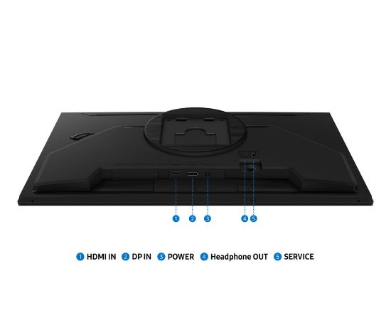 Gaming monitor 25" SAMSUNG G40H Odyssey LS25HG402EUXEN, FHD, IPS, 300Hz, 1ms, 300cd/2, crni