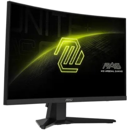 Gaming monitor 23.6" MSI MAG 244C, FHD, VA, 180Hz, 1ms, 250cd/m2, zakrivljeni, crni