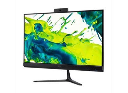 Računalo AiO ACER Aspire C24-1300 DQ.BMJEX.002 / 23,8" FHD IPS, Core i3 1305U, 16GB, 1TB SSD, Intel HD 5670, WiFi, tipkovnica, miš, bez OS, crno