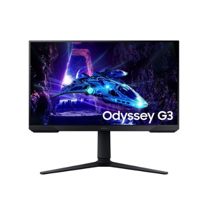 RABLJENI - Gaming monitor 23,8" SAMSUNG LS24DG302EUXEN, FHD, VA, 180Hz, 1ms, 250cd/m2, FreeSync, pivot, crni