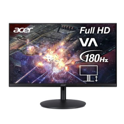RABLJENI - Gaming monitor 23.8" ACER Nitro XF240YS3Biphx UM.QX0EE.301, FHD, VA, 180Hz, 1ms, 300cd/m2, FreeSync, crni