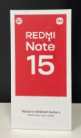 RABLJENI - Mobitel XIAOMI Redmi Note 15, 6,77", 6GB, 128GB, Android 15, crni
