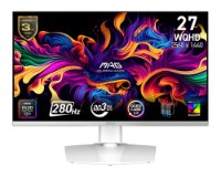 Gaming monitor 27" MSI MAG 272QPW, WQHD, OLED, 280Hz, 1ms, 250m2, FreeSync, bijeli