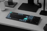Tipkovnica KEYCHRON B36, membranskai, bežična, USB, UK layout, crna