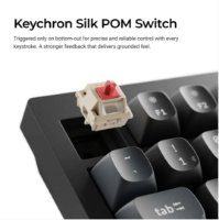 Tipkovnica KEYCHRON V1 Ultra, mehanička, bežična, USB, UK layout, crna