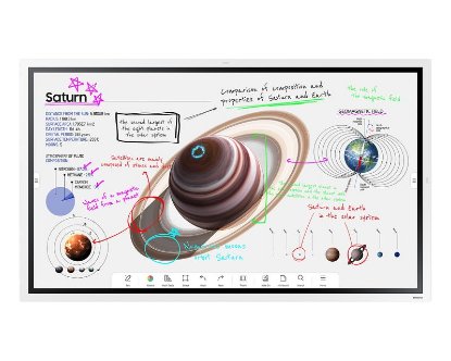 Interaktivni zaslon SAMSUNG Flip Pro LH55WMBWBGCXEN, 55", 4K, 20 Points Touch, bijeli