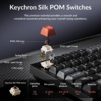 Tipkovnica KEYCHRON V6 Ultra, mehanička, bežična, USB, UK layout, crna