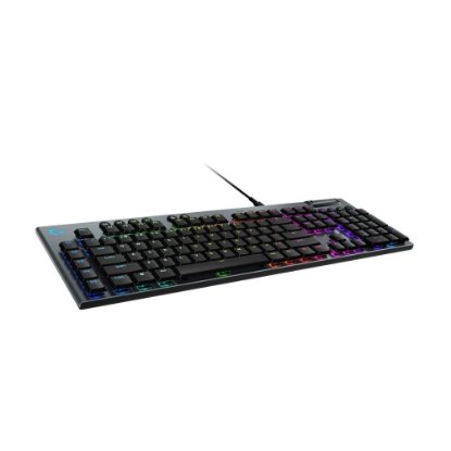 Tipkovnica LOGITECH Gaming G915 X Clicky, RGB, mehanička, US Layout, USB, crna
