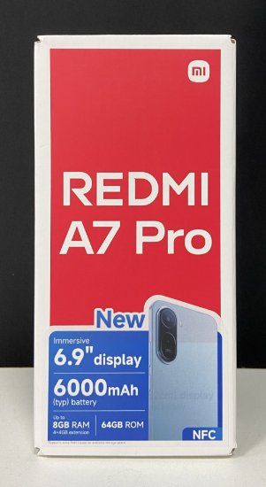OPEN BOX - Mobitel XIAOMI Redmi A7 Pro, 6,9", 4GB, 64GB, Android 16, crni