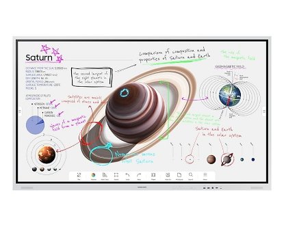 Interaktivni zaslon SAMSUNG Flip Pro LH85WMBWLGCXEN, 85", 4K, 20 Points Touch, bijela